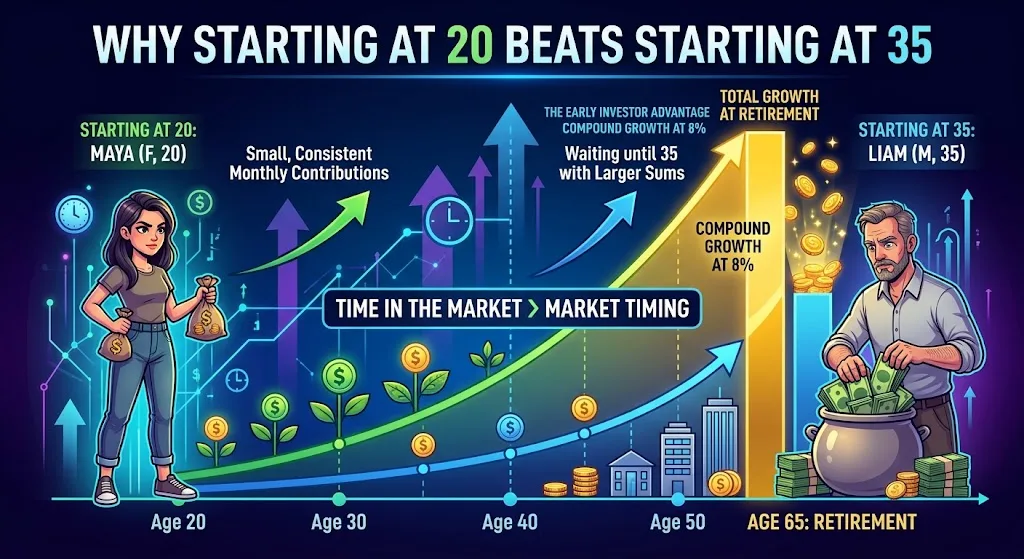 Why Investing Early Is Important: The Math of Compounding 
