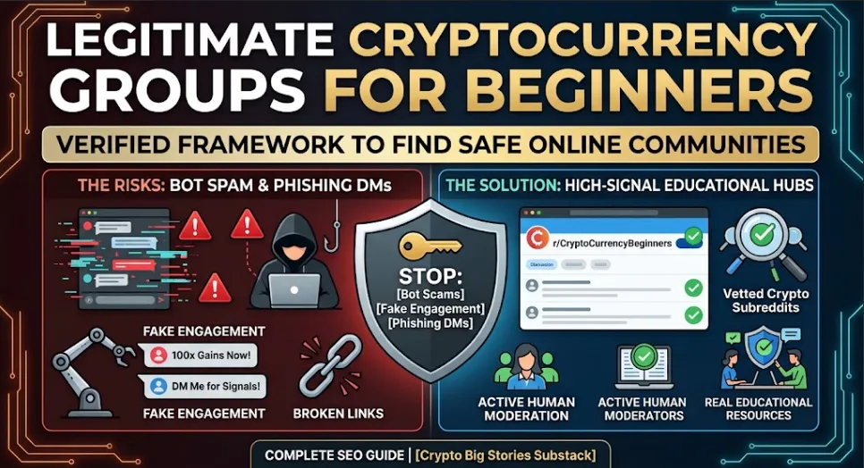 Legit Cryptocurrency Groups for Beginners: How to Find Safe Communities (2026)