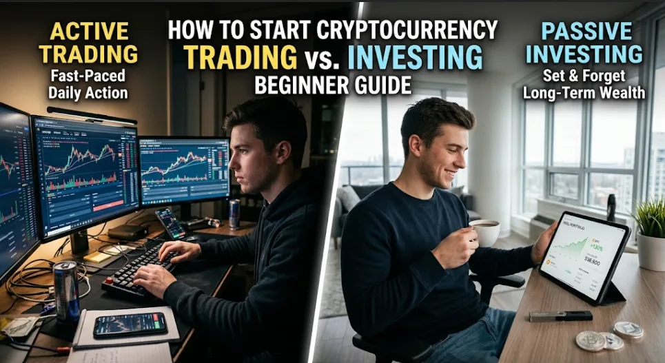 How to Start Cryptocurrency Trading vs Investing: Beginner Guide