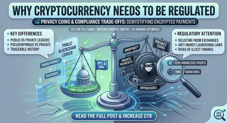 Why Cryptocurrency Needs to Be Regulated: Privacy Coins and Compliance Trade-Offs