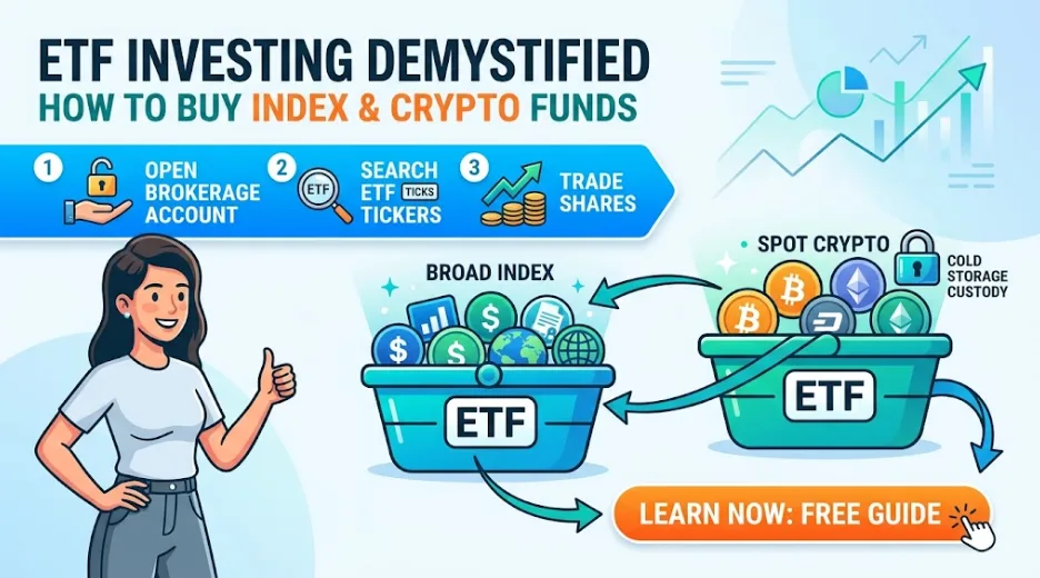 How to Investing in ETF: A Beginner's Guide to Index and Crypto Funds